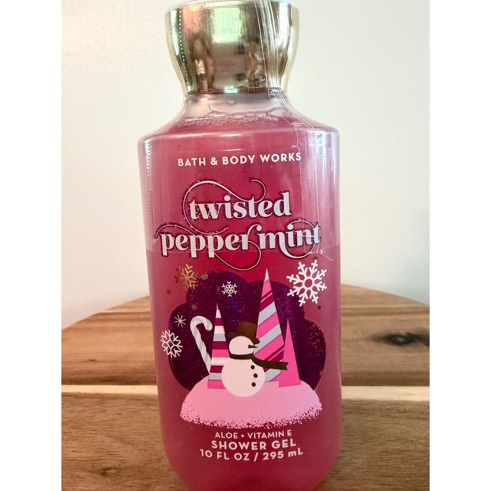 Bath and Body Works Twisted Peppermint 10 fl oz Shower Gel Sealed New